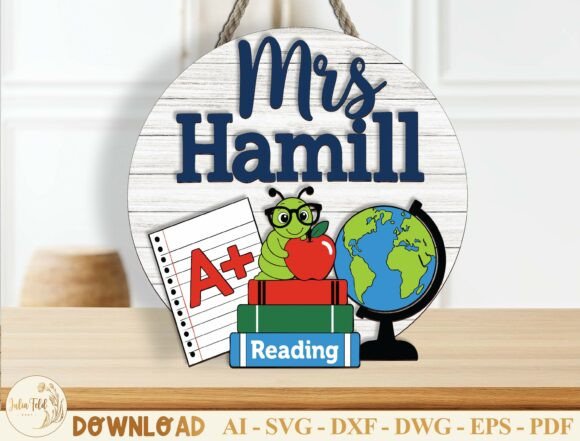 Celebrating Educators: The Art and Utility of Teacher Door Sign Laser Cut Files