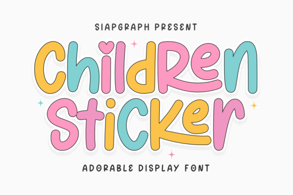 Children Sticker: A Practical Guide to Using This Whimsical Display Font
