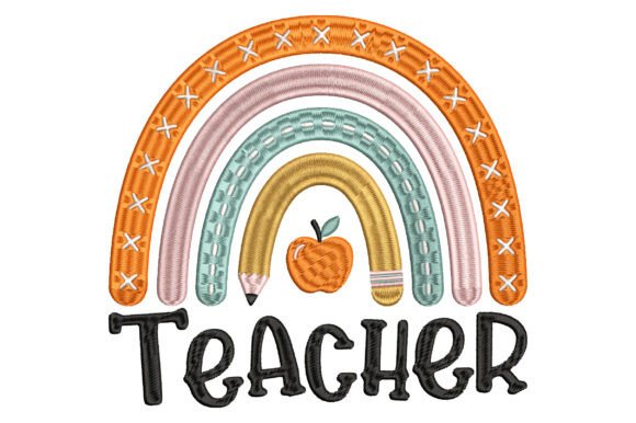 Evaluating the Teacher Rainbow Embroidery Design: A Practical Guide for Educators and Crafters