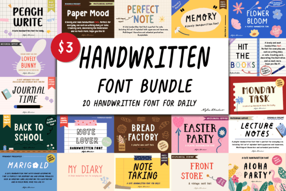 Handwritten Font Bundle: A Strategic Asset for Authentic Brand Communication