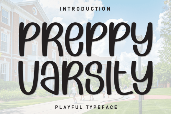 Preppy Varsity: Youthful Academic Charm for Modern Designs