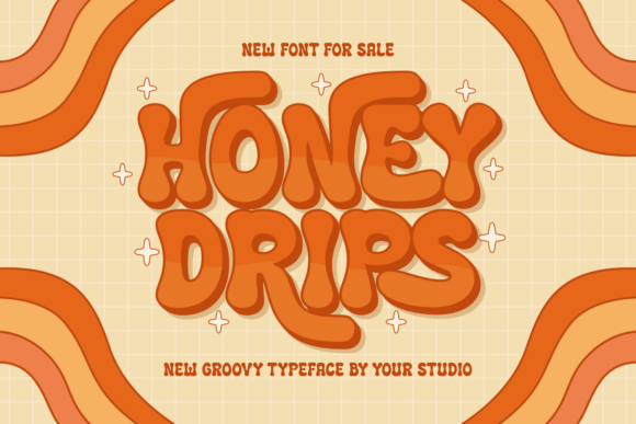 The Retro Revival: Mastering the Art of Typography with Honey Drips
