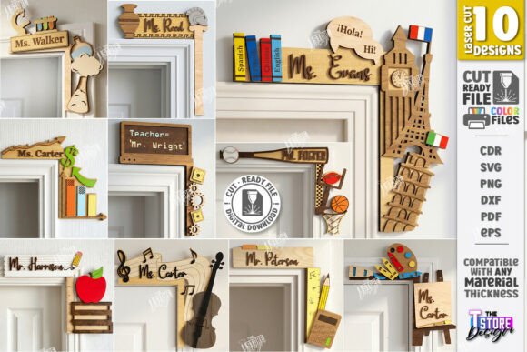 Transforming Classroom Aesthetics: The Strategic Value of the Teacher Door Corner Signs Laser Bundle